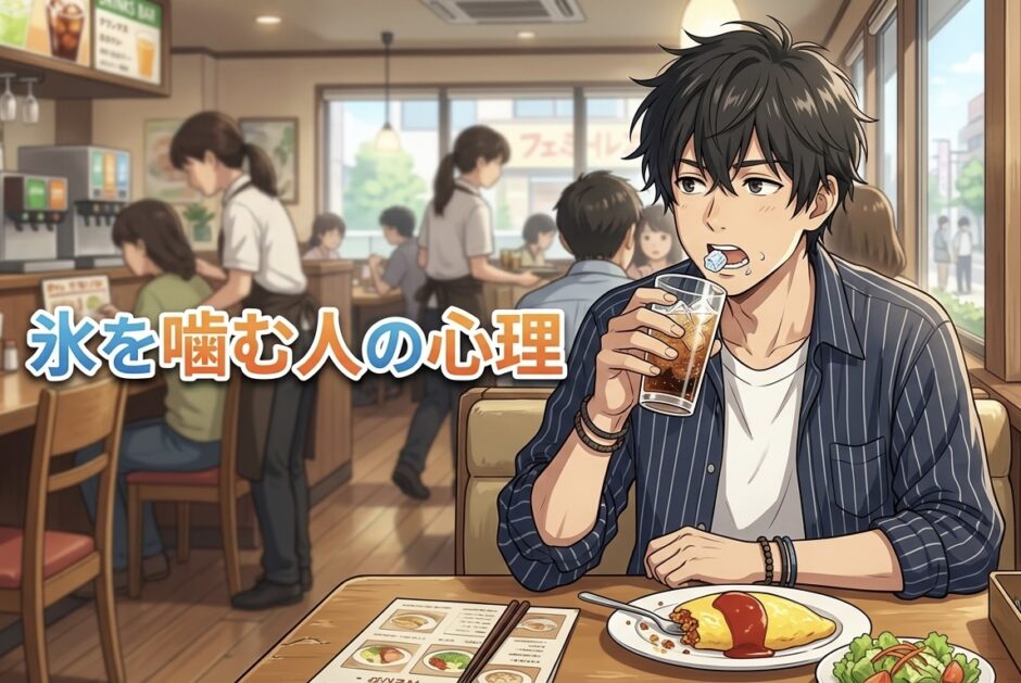 氷を噛む人の心理！なぜ氷をガリガリ食べる？男性と女性の性格を徹底解説
