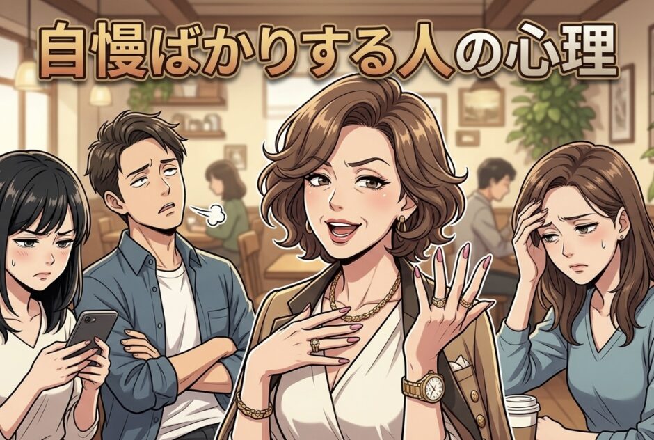 自慢ばかりする人の心理や特徴！実際は大したことないのか男性と女性の性格を徹底解説