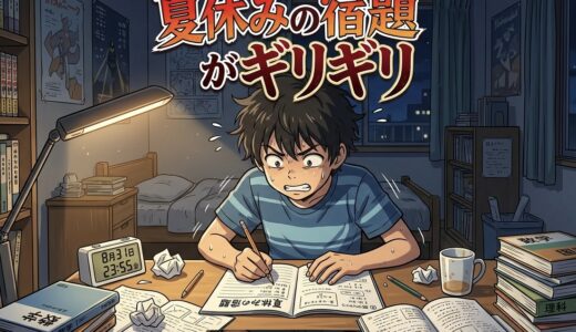 夏休みの宿題をギリギリまで何もやってない人の心理！男性と女性の性格を徹底解説