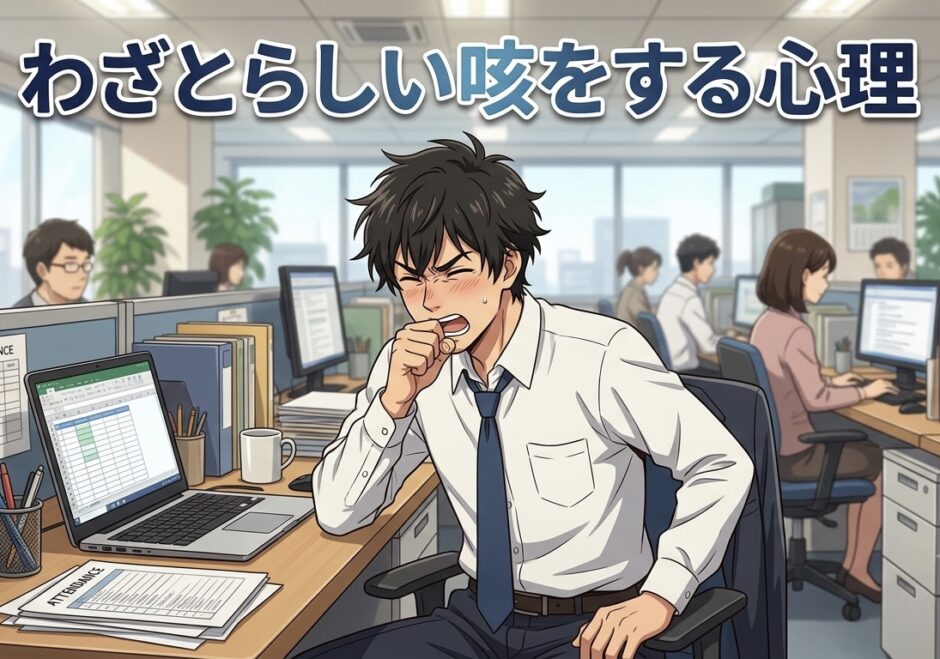 わざとらしい咳をする人の心理！うざいしうるさい？男性と女性の性格を徹底解説