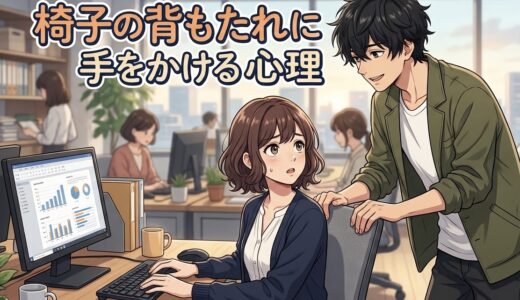 椅子の背もたれに手をかける人の心理！なぜ手を置く？男性と女性の性格を徹底解説