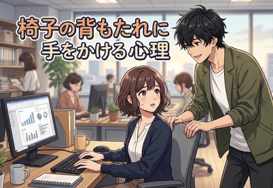 椅子の背もたれに手をかける人の心理！なぜ手を置く？男性と女性の性格を徹底解説
