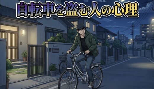 自転車を盗む人の心理！ベルやサドルだけ盗難に遭う場合の意味は？男性と女性で解説