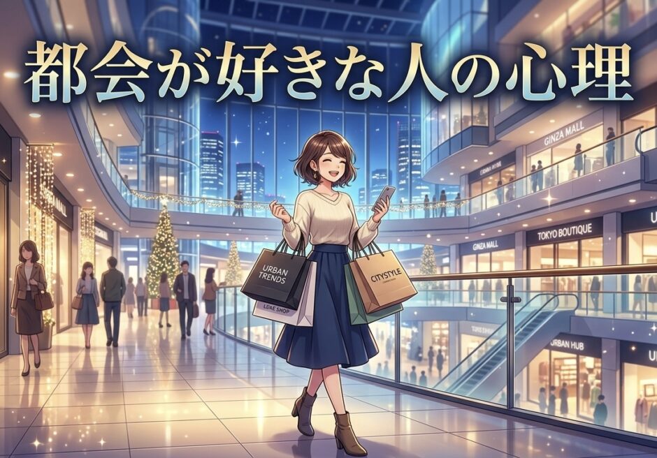 都会が好きな人の心理や特徴！なぜ都会暮らししたいのか男性と女性の性格を徹底解説