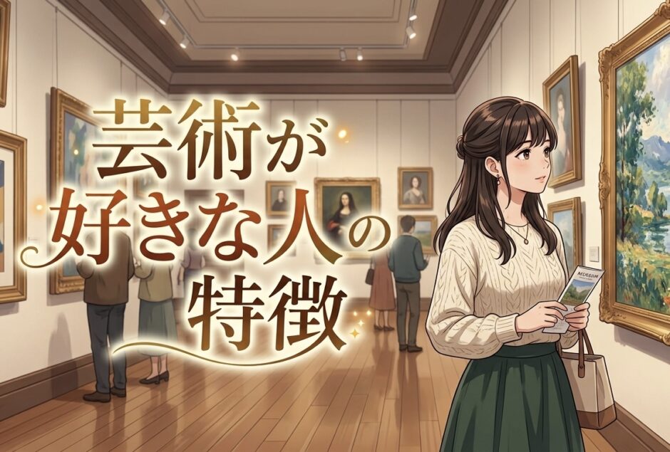 芸術が好きな人の心理や特徴！美術館が好きな人の性格は？男性と女性で徹底解説