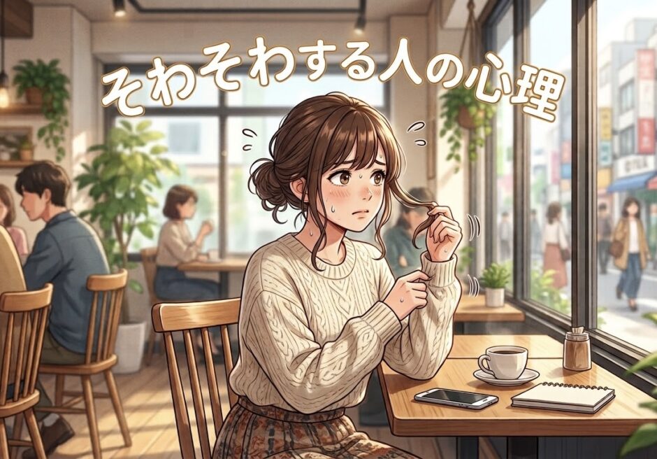そわそわする人の心理！なぜ落ち着かない？男性と女性の性格を徹底解説