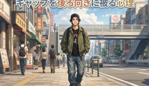 キャップを後ろ向きに被る人の心理！帽子の後ろ被りはダサい？男性と女性で徹底解説