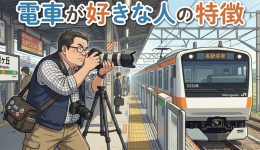 電車が好きな人の特徴！鉄道好きは頭がいい？男性と女性の性格を徹底解説