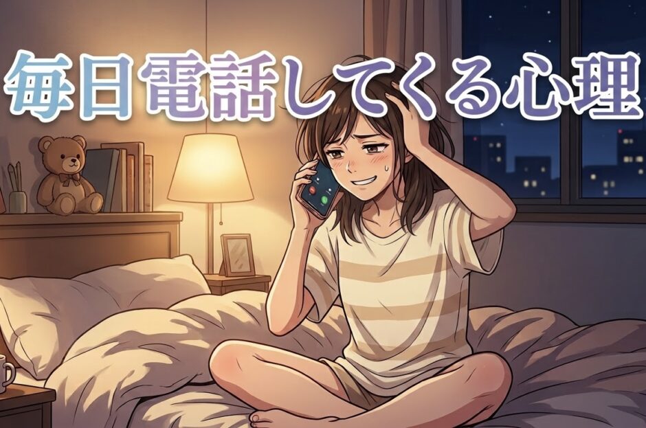 付き合ってないのに毎日電話してくる人の心理！脈ありなのか男性と女性で徹底解説