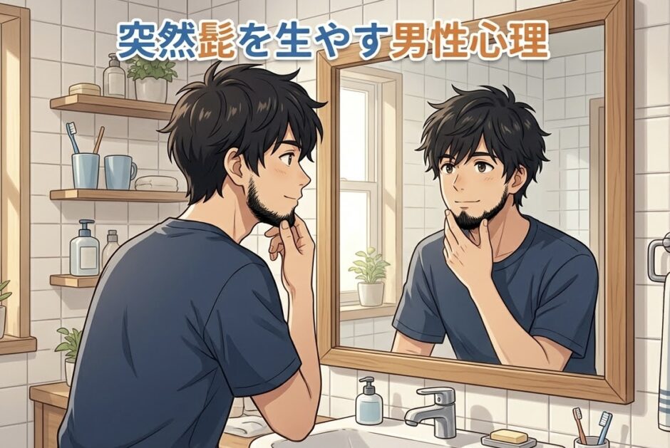 突然髭を生やす男性の心理！髭の男性と恋愛で付き合ってはいけないのか徹底解説