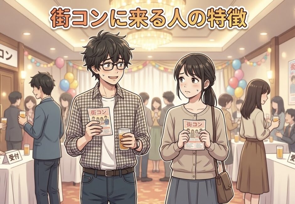 街コンに来る人の特徴！レベルが低い？モテない人の集まりなのか男性と女性で徹底解説
