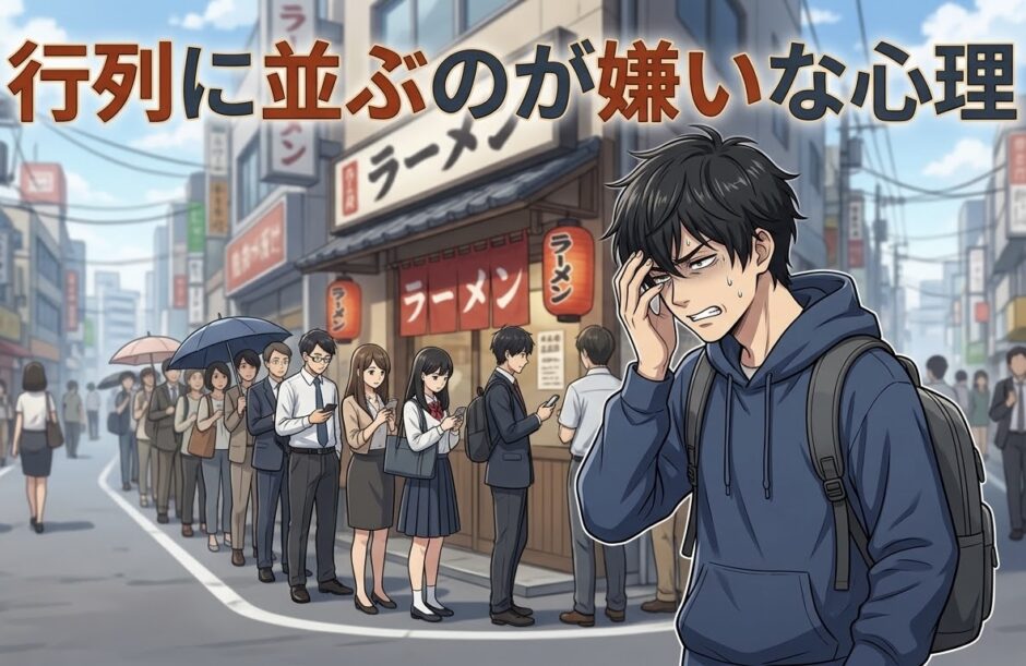 行列に並ぶのが嫌いな人の心理！時間の無駄？男性と女性の性格を徹底解説