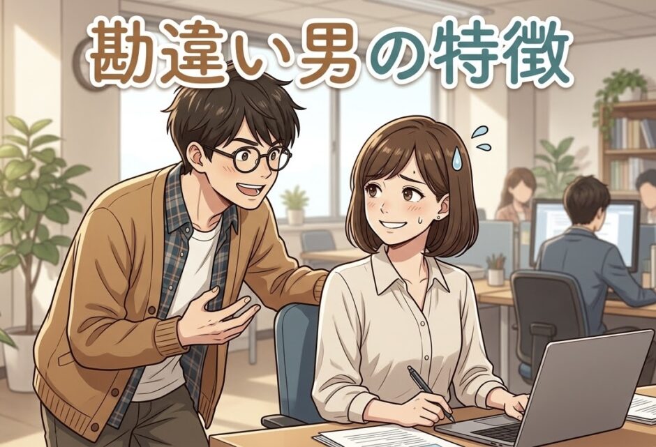 勘違い男の特徴！気持ち悪いし怖い？恋愛やしぐさなど徹底解説