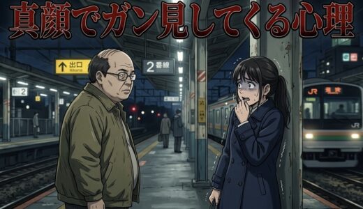 真顔でガン見してくる人の心理！怖いし気持ち悪い？男性と女性で徹底解説