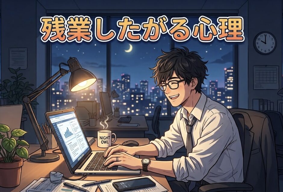 残業したがる人の心理や特徴！残業好きは迷惑？わざと職場に残る男性と女性を徹底解説