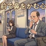 人前で鼻をかむ人の心理!マナー違反で恥ずかしい?男性と女性の性格を徹底解説