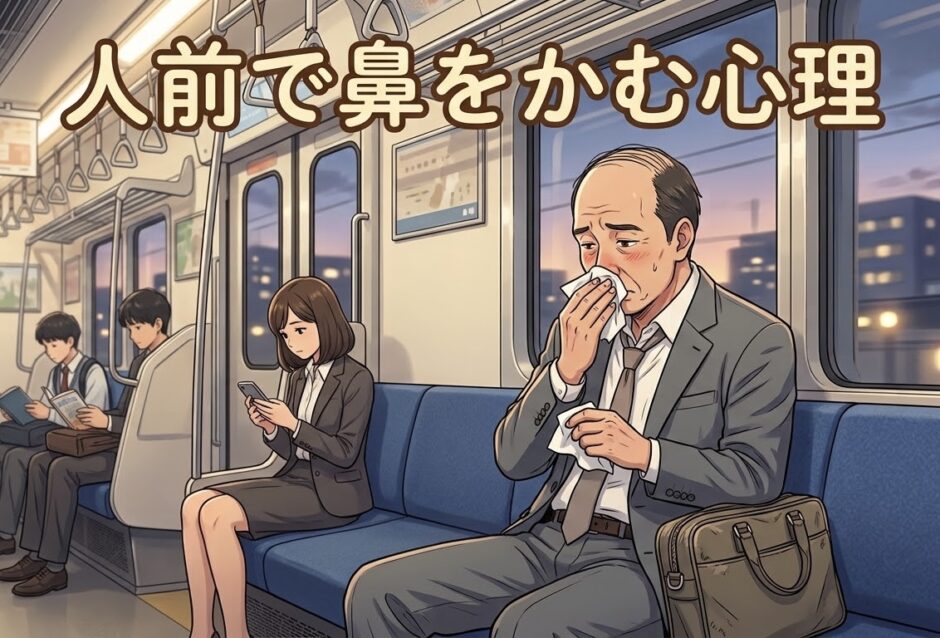 人前で鼻をかむ人の心理！マナー違反で恥ずかしい？男性と女性の性格を徹底解説