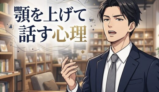 顎を上げて話す人の心理！顔を上に向けるのはなぜ？男性と女性の性格を徹底解説