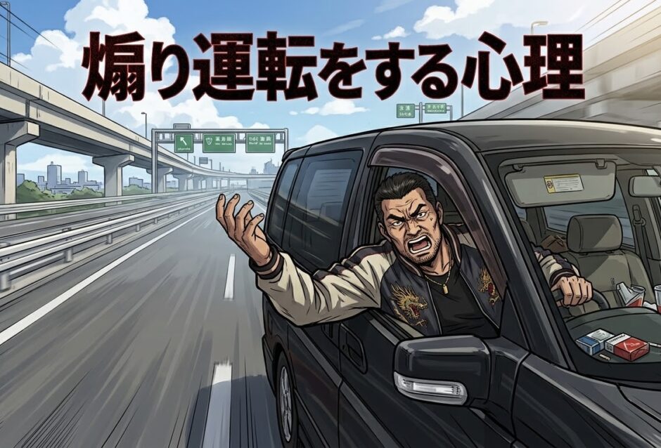 煽り運転をする人の心理や特徴！されやすい人は？男性と女性の性格を徹底解説