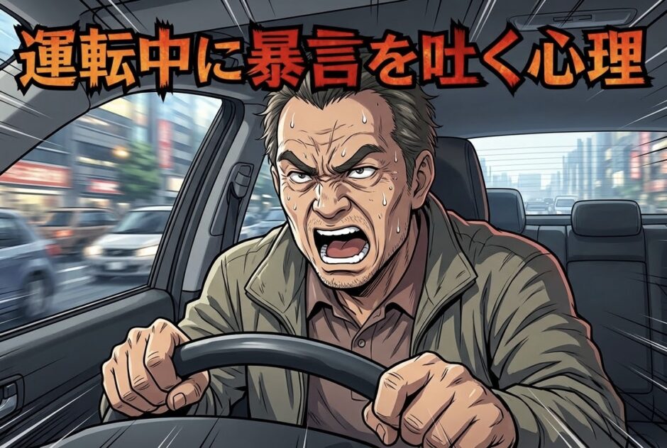 運転中に暴言を吐く人の心理！運転すると性格が変わる男性と女性を徹底解説
