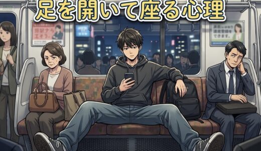 足を開いて座る人の心理！なぜ足を広げるのか男性と女性の性格を徹底解説