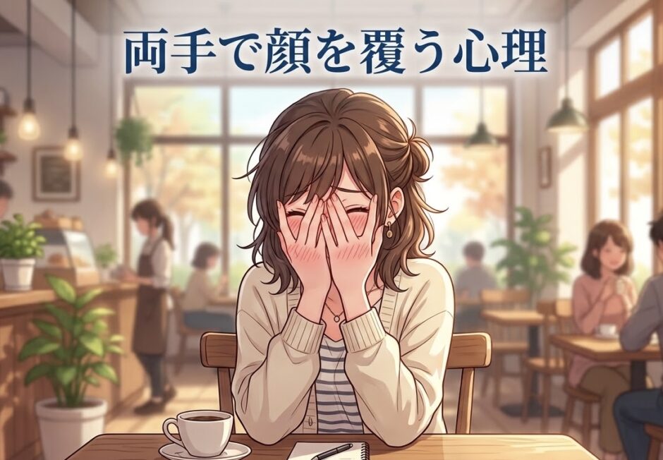 両手で顔を覆う人の心理！手で顔を隠すのはかわいい？男性と女性の性格を徹底解説