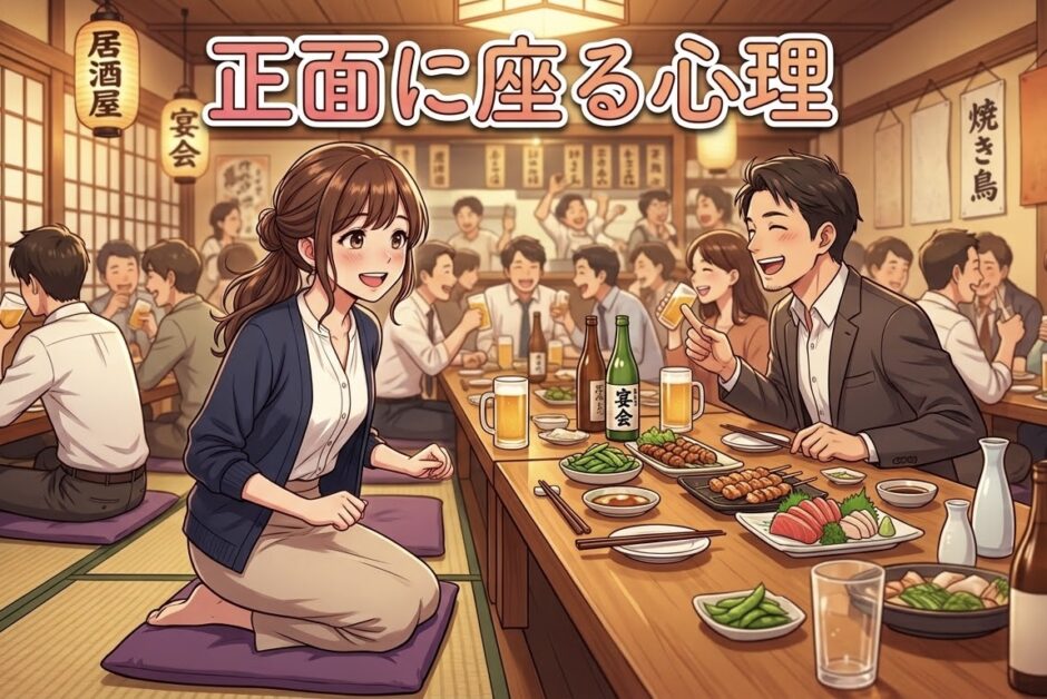 正面に座る人の心理！わざわざ目の前に座るのはなぜ？男性と女性の性格を徹底解説