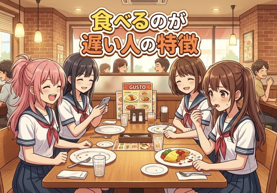 食べるのが遅い人の特徴や心理！仕事もできない？性格やあるあるを男性と女性で解説