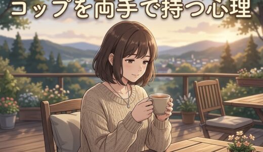 コップを両手で持つ人の心理！両手で物を持つ男性と女性の性格を徹底解説