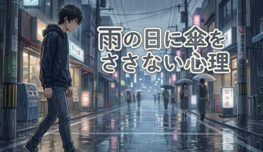 雨の日に傘をささない人の心理！海外では普通？男性と女性の性格を徹底解説
