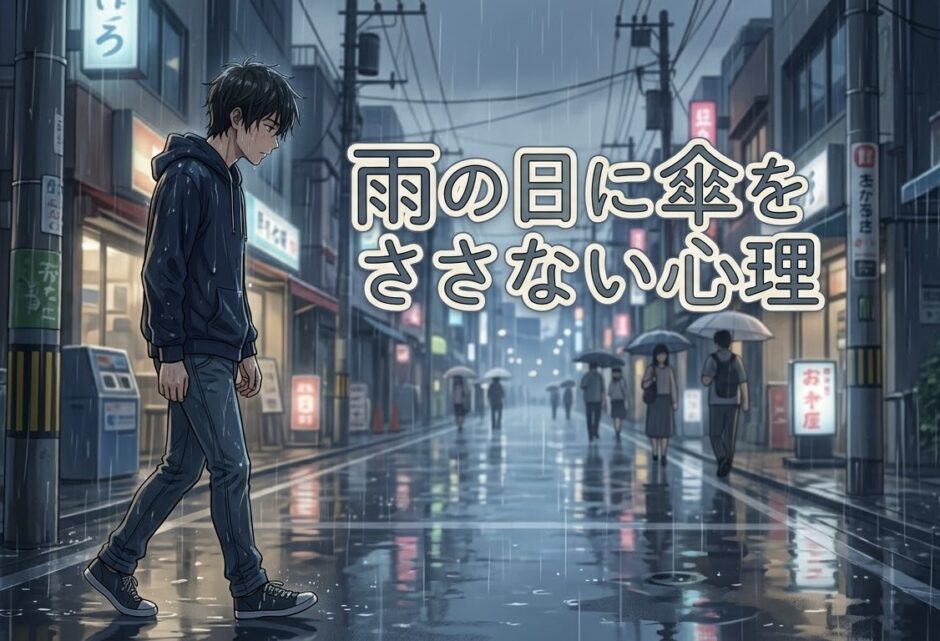 雨の日に傘をささない人の心理！海外では普通？男性と女性の性格を徹底解説
