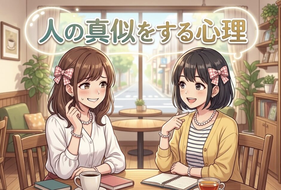 人の真似をする人の心理！気持ち悪いしうざい？真似ばかりする男性と女性を徹底解説