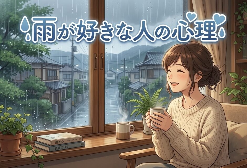 雨が好きな人の特徴や心理！理由は雨の音？男性と女性の性格を徹底解説