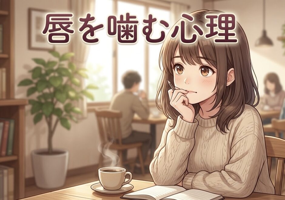 下唇や上唇を噛む癖がある人の心理！恋愛でどんな意味があるか男性と女性で徹底解説